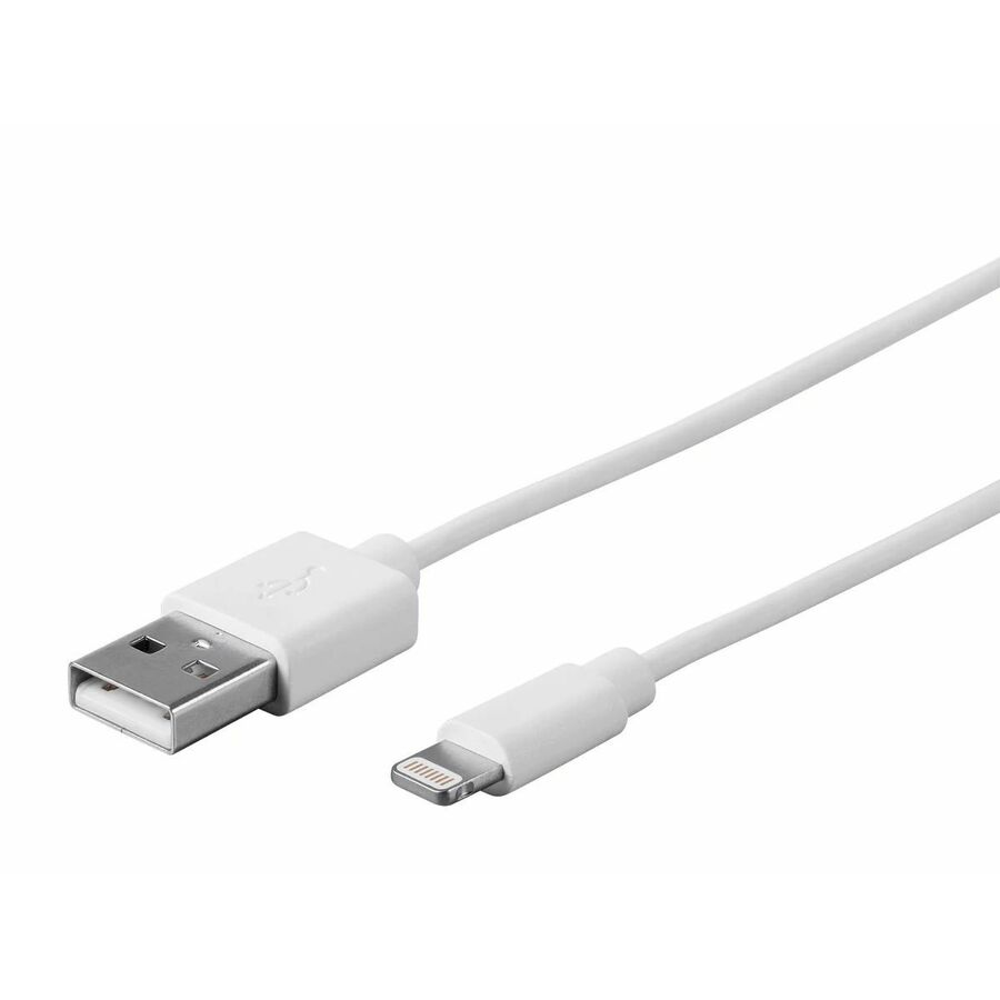 Monoprice Essential Apple MFi Certified Lightning to USB USB-A Charging Cable - 3ft White