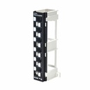 Eaton Tripp Lite Series 12-Port Wall-Mount Patch Panel for UTP Keystone Jacks, Offset Ports, TAA