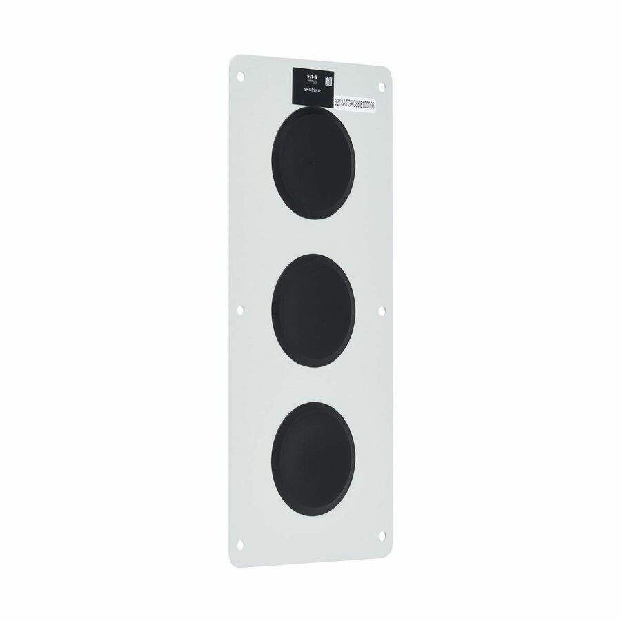 Eaton Tripp Lite Series SmartRack Cable Gland Plate for NEMA-Rated Enclosure Cabinets, 3 Ports (2 in.)