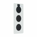 Eaton Tripp Lite Series SmartRack Cable Gland Plate for NEMA-Rated Enclosure Cabinets, 3 Ports (2 in.)