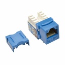 Tripp Lite by Eaton Cat6 Cat5e 110 Style Punch down Keystone Jack RJ45 Blue TAA GSA