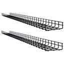 Eaton Tripp Lite Series Wire Mesh Cable Tray - 150 x 50 x 1500 mm (6 in. x 2 in. x 5 ft.), 2-Pack