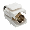 Eaton Tripp Lite Series BNC All-in-One Keystone/Panel Mount Coupler (F/F), 75 Ohms