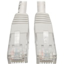 Eaton Tripp Lite Series Cat6 Gigabit Molded (UTP) Ethernet Cable (RJ45 M/M), PoE, White, 1 ft. (0.31 m)