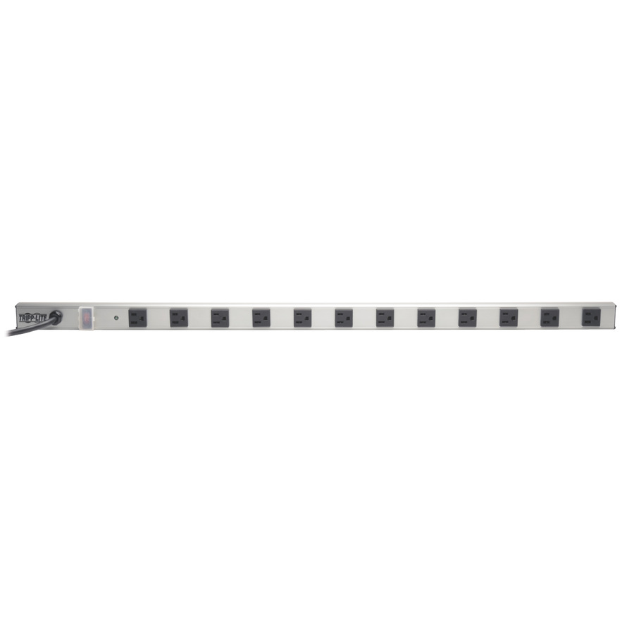Tripp Lite by Eaton 12-Outlet Power Strip with Surge Protection 15 ft. (4.57 m) Cord 1050 Joules 36 in. length