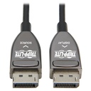 Eaton Tripp Lite Series DisplayPort Active Optical Cable (AOC), 8K 60 Hz (M/M), CL3 Rated, Latching Connectors, Black, 30 m (98 ft.)