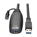 Eaton Tripp Lite Series USB 3.0 SuperSpeed Active Extension Repeater Cable (USB-A M/F), 15M (49.21 ft.)