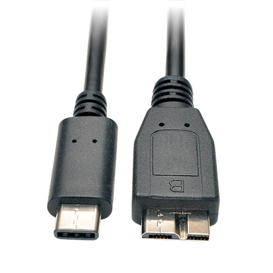 Eaton Tripp Lite Series USB-C to USB Micro-B Cable (M/M) - USB 3.2, Gen 1 (5 Gbps), Thunderbolt 3 Compatible, 3 ft. (0.91 m)