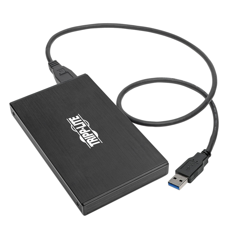 Eaton Tripp Lite Series USB 3.1 Gen 1 (5 Gbps) 2.5 in. SATA SSD/HDD to USB-A Enclosure Adapter with UASP Support