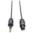 Eaton Tripp Lite Series Ultra Thin Toslink to Mini Toslink Digital Optical SPDIF Audio Cable, 2M (6.56 ft.)