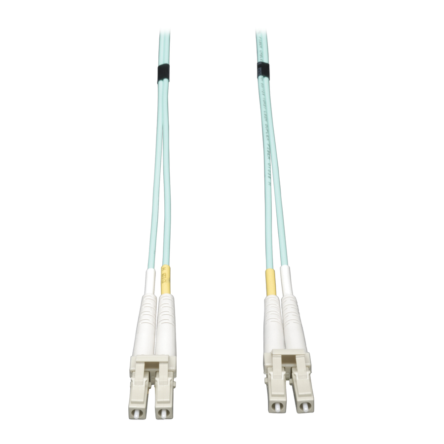 Tripp Lite by Eaton 10Gb Duplex Multimode 50/125 OM3 LSZH Fiber Patch Cable (LC/LC) - Aqua 12M (39 ft.)