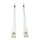 Tripp Lite by Eaton 10Gb Duplex Multimode 50/125 OM3 LSZH Fiber Patch Cable (LC/LC) - Aqua 12M (39 ft.)