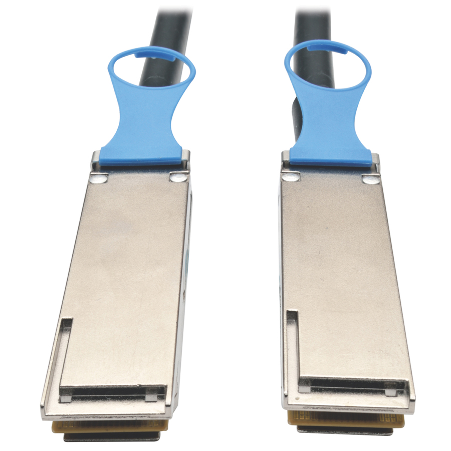Tripp Lite by Eaton 3M QSFP28 to QSFP28 100Gbe Passive DAC Copper InfiniBand Cable QSFP-100G-CU3M Compatible 10ft