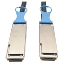 Tripp Lite by Eaton 3M QSFP28 to QSFP28 100Gbe Passive DAC Copper InfiniBand Cable QSFP-100G-CU3M Compatible 10ft