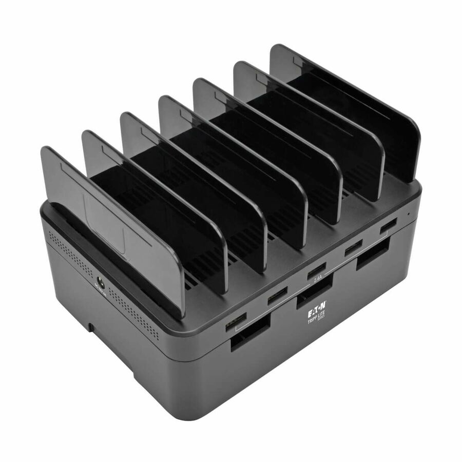 Eaton Tripp Lite Series 5-Port USB Charging Station with Built-In Device Storage, 12V 4A (48W) USB Charger Output