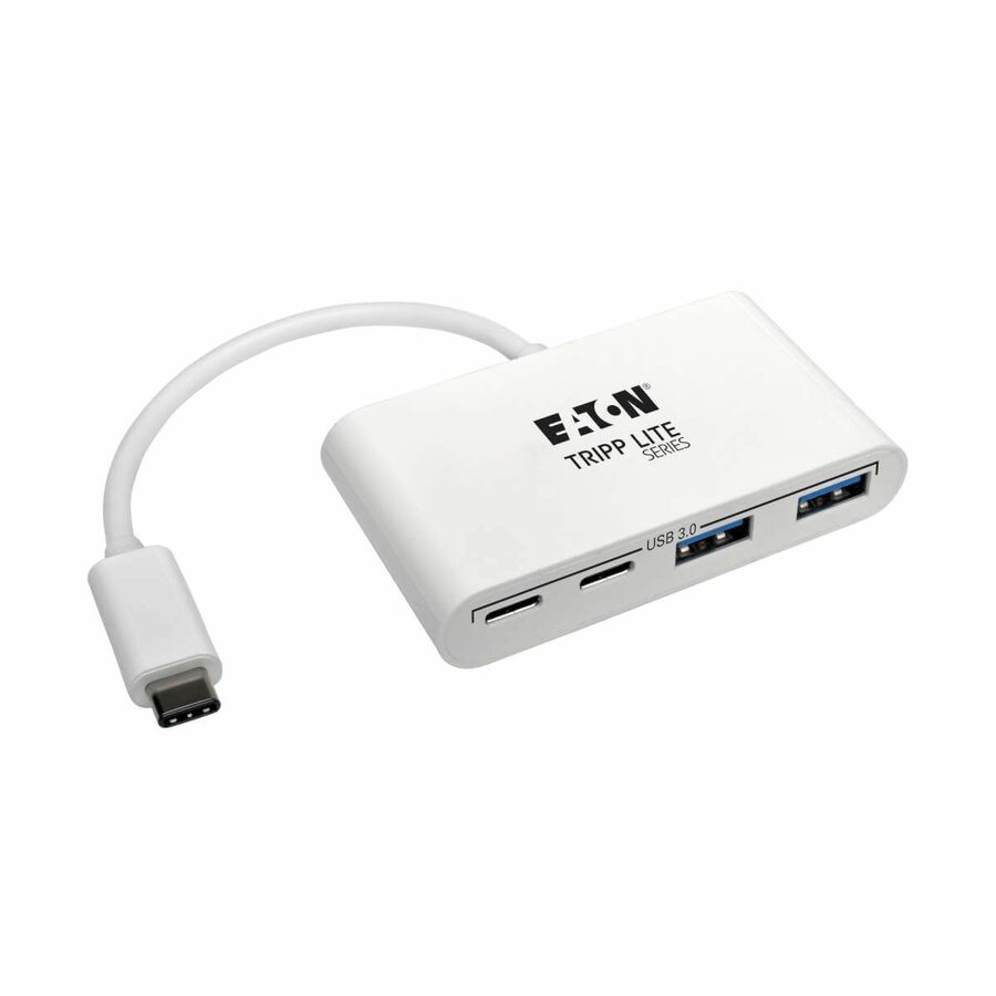 Eaton Tripp Lite Series 4-Port USB-C Hub, USB 3.x (5Gbps), 2x USB-A, 2x USB-C, White