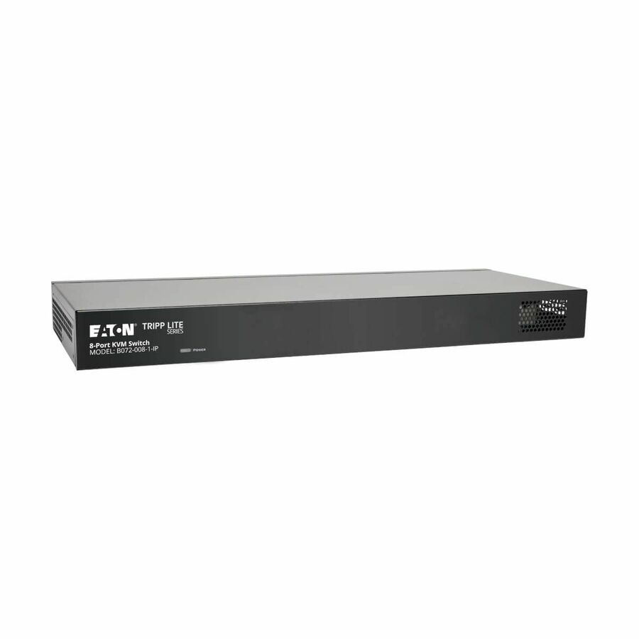 Tripp Lite by Eaton NetCommander 8-Port Cat5 KVM over IP Switch - 1 Remote + 1 Local User 1U Rack-Mount