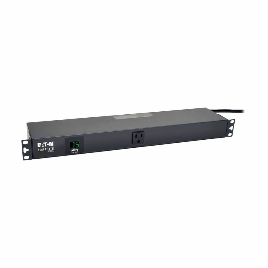 Tripp Lite by Eaton PDU 1.5kW Single-Phase Local Metered PDU 100-127V Outlets (13 5-15R) 5-15P 100-127V Input 15 ft. (4.57 m) Cord 1U Rack-Mount
