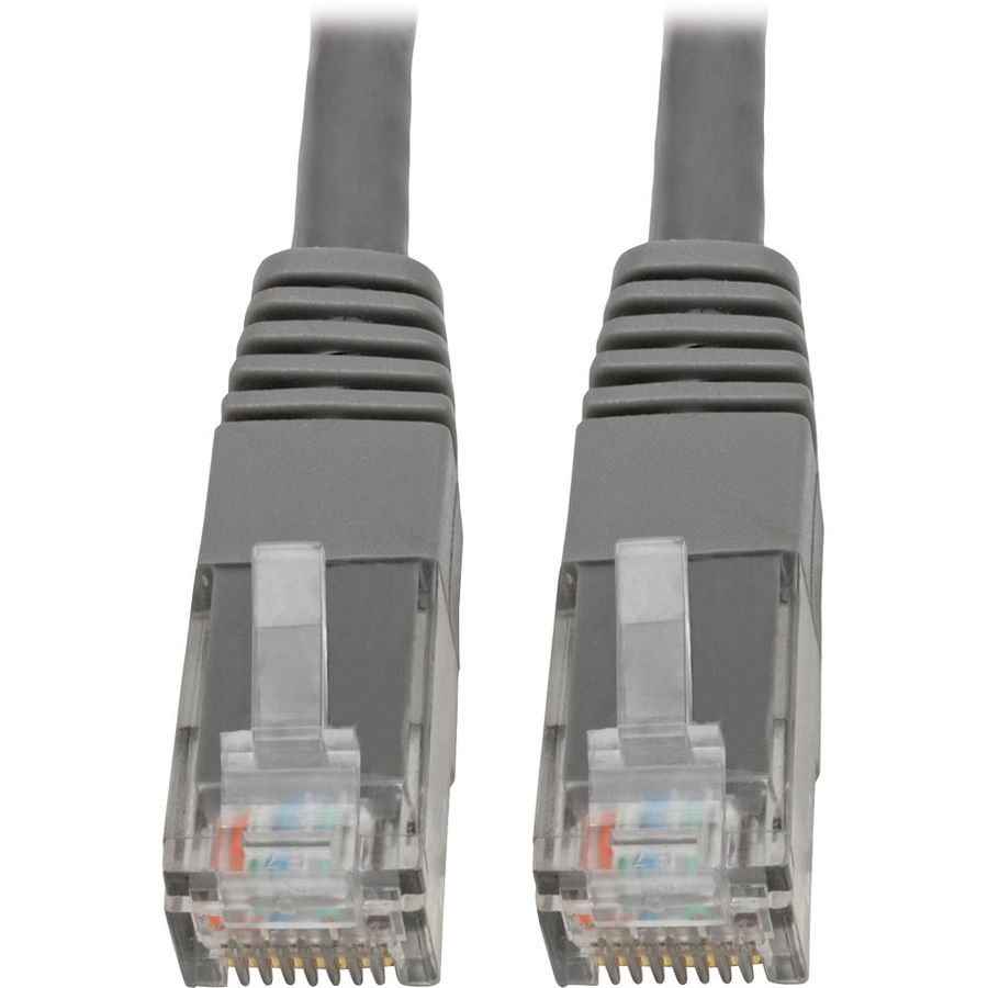 Tripp Lite by Eaton Cat6 Gigabit Molded (UTP) Ethernet Cable (RJ45 M/M) PoE Gray 3 ft. (0.91 m)