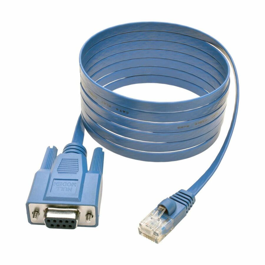 Tripp Lite by Eaton RJ45 to DB9F Cisco Serial Console Port Rollover Cable 6 ft. (1.83 m)