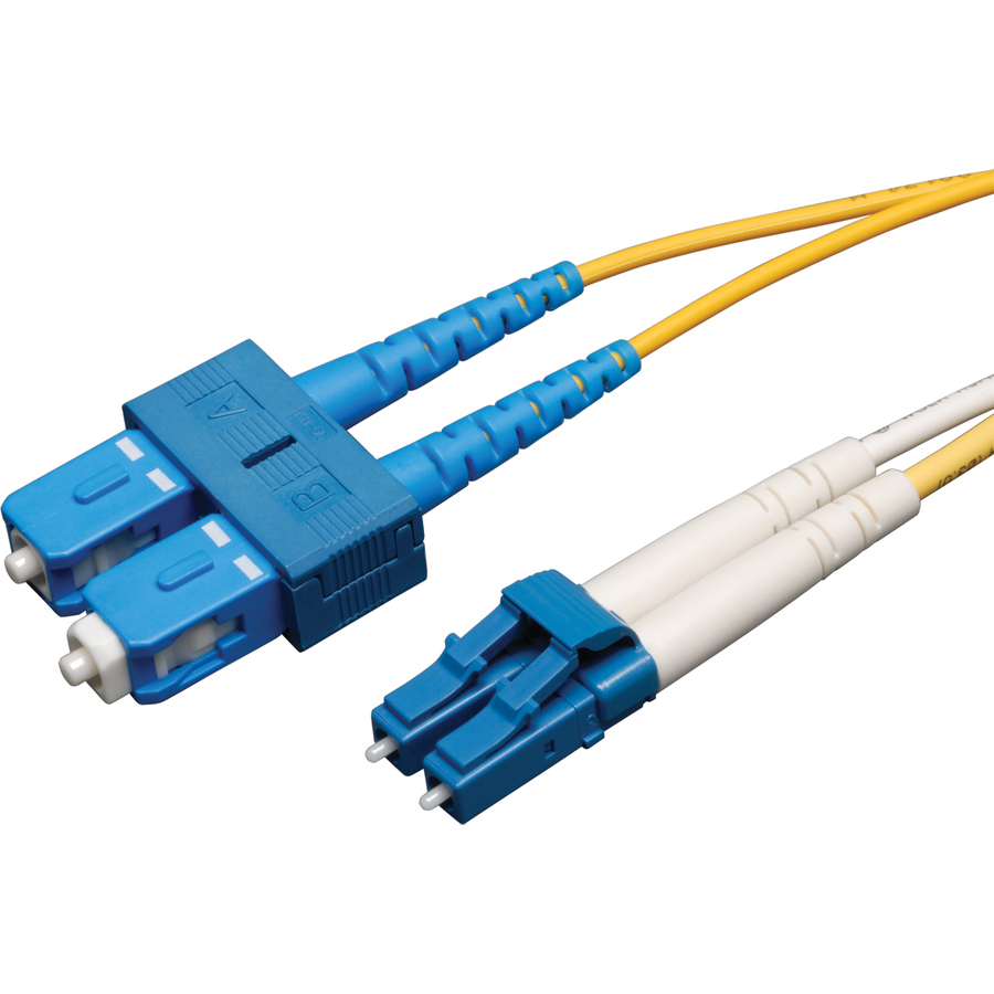 Tripp Lite by Eaton 3M Duplex Singlemode 9/125 Fiber Optic Patch Cable LC/SC 10' 10ft 3 Meter