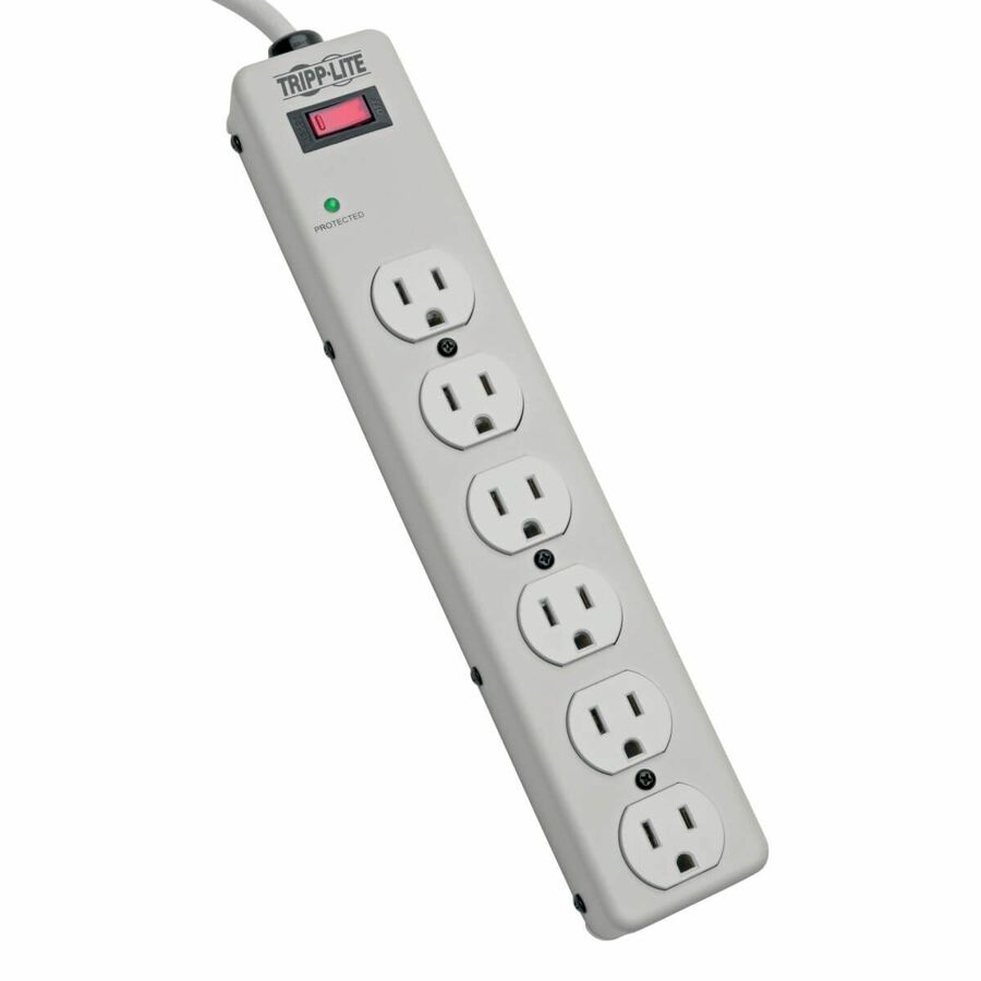 Eaton Tripp Lite Series Protect It! 6-Outlet Surge Protector, 6 ft. (1.83 m) cord, 1340 Joules, Diagnostic LED