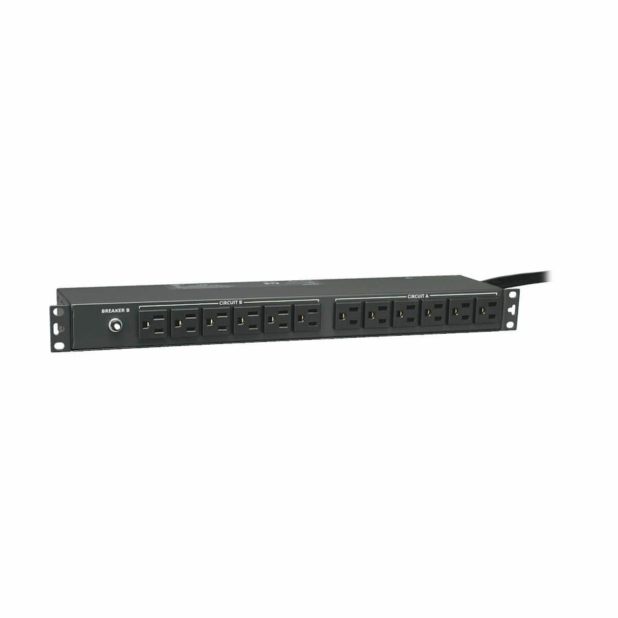 Tripp Lite by Eaton PDU 2.9kW Single-Phase 120V Basic PDU 24 NEMA 5-15R Outlets NEMA L5-30P Input 15 ft. (4.57 m) Cord 1U Rack-Mount