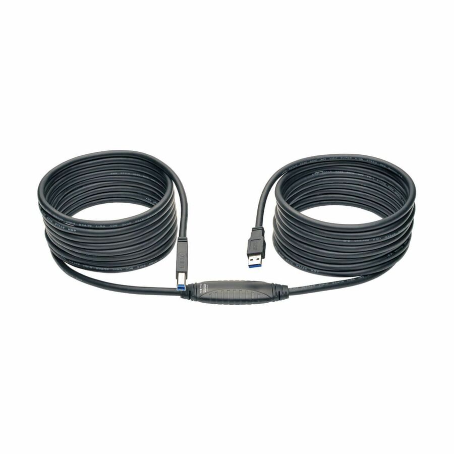 Tripp Lite by Eaton USB 3.0 SuperSpeed Active Repeater Cable (A to B M/M) 25 ft. (7.62 m)
