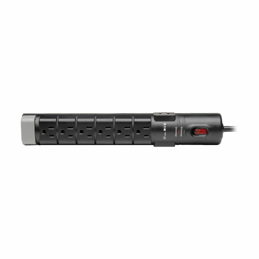 Tripp Lite by Eaton Protect It! 8-Outlet Surge Protector 6 ft. (1.83 m) Cord 2160 Joules Tel/DSL Protection Cord Clip