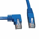 Eaton Tripp Lite Series Left-Angle Cat6 Gigabit Molded UTP Ethernet Cable (RJ45 Left-Angle M to RJ45 M), Blue, 3 ft. (0.91 m)