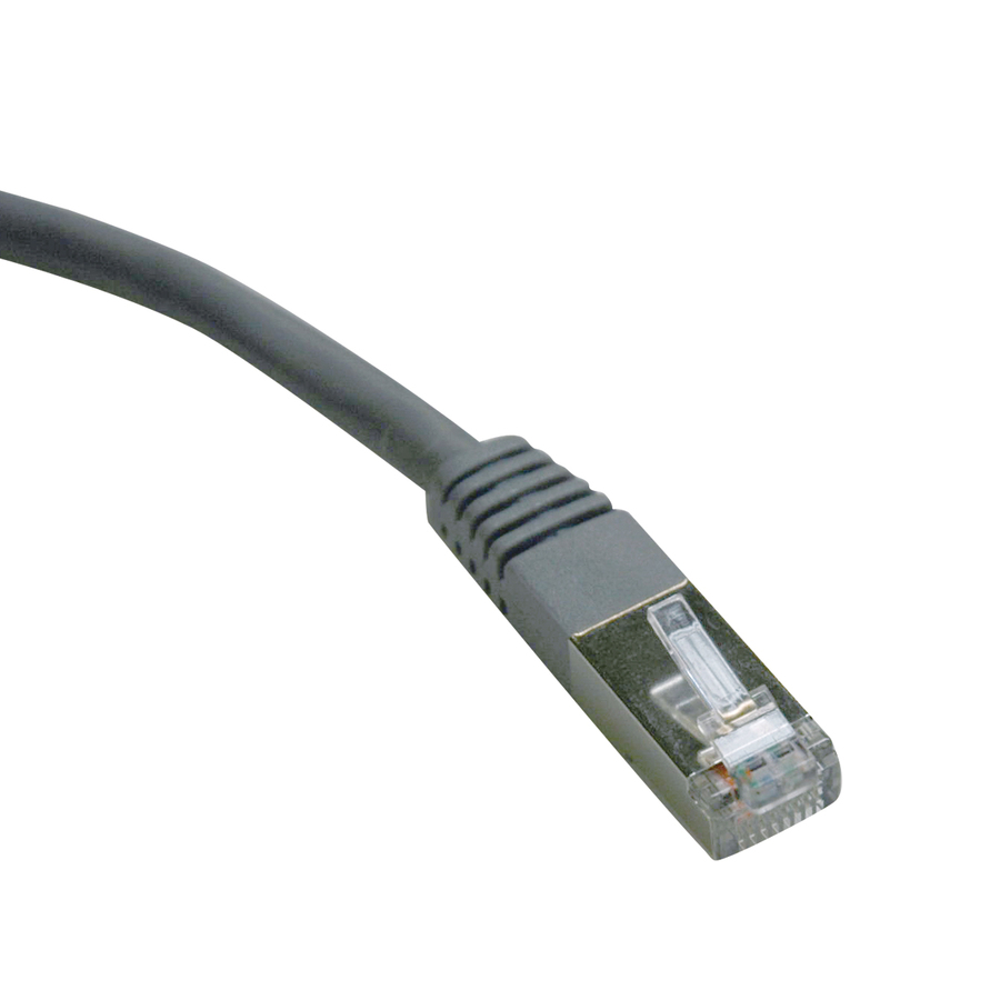 Tripp Lite by Eaton Cat6 Gigabit Molded Shielded (FTP) Ethernet Cable (RJ45 M/M) PoE Gray 7 ft. (2.13 m)