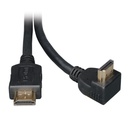 Eaton Tripp Lite Series High-Speed HDMI Cable with 1 Right-Angle Connector, Digital Video with Audio (M/M), 6 ft. (1.83 m)