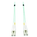 Tripp Lite by Eaton 10Gb Duplex Multimode 50/125 OM3 LSZH Fiber Patch Cable (LC/LC) - Aqua 10M (33 ft.)