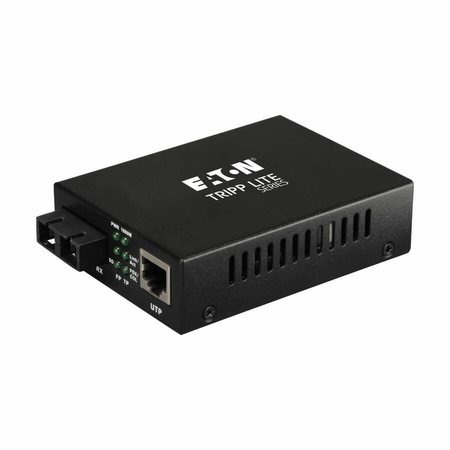 Tripp Lite by Eaton Gigabit Multimode Fiber to Ethernet Media Converter 10/100/1000 to 1000BaseLX SC 2km 1310nm