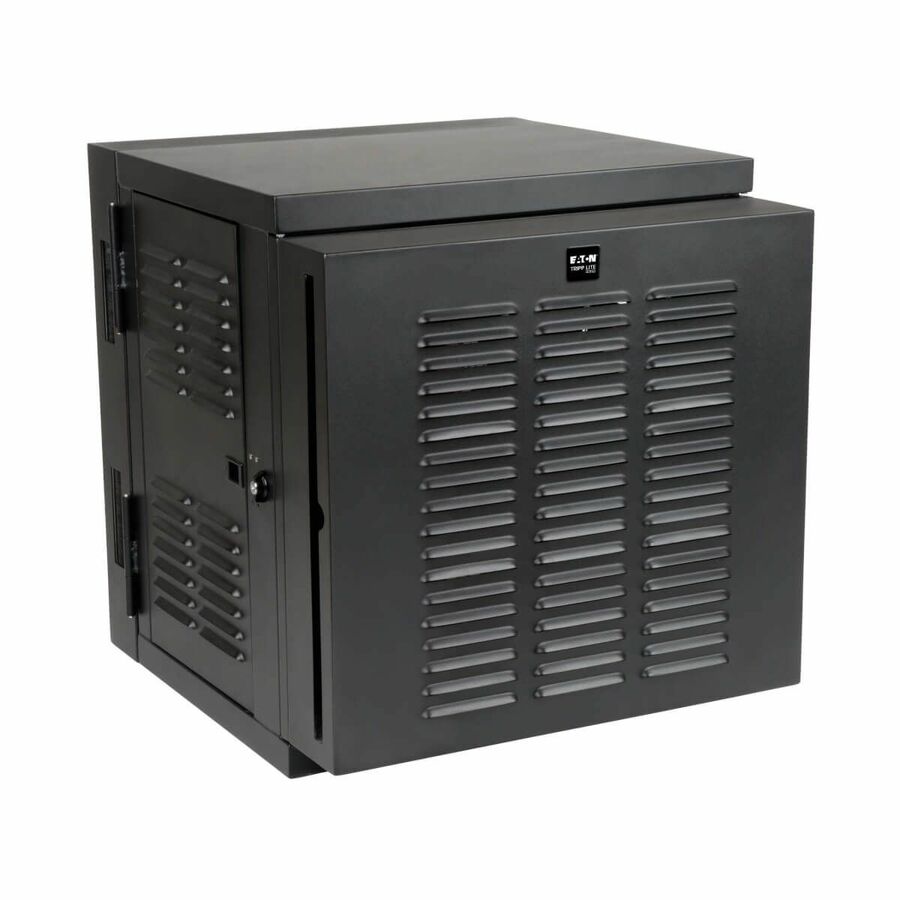Tripp Lite by Eaton SmartRack 12U Switch-Depth Wall-Mount Small Rack Enclosure for Harsh Environments Hinged Back
