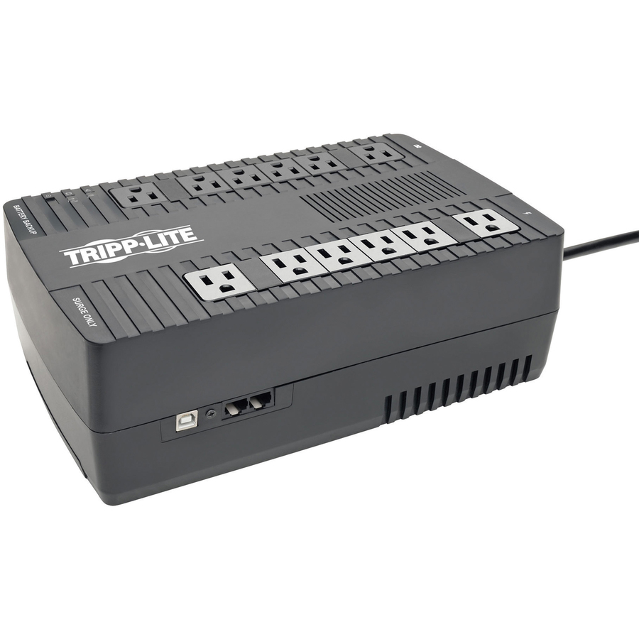Tripp Lite by Eaton UPS 750VA 450W Line-Interactive UPS - 12 NEMA 5-15R Outlets AVR 120V 50/60 Hz USB Desktop/Wall Mount