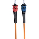 Tripp Lite by Eaton 2M Duplex Multimode 62.5/125 Fiber Optic Patch Cable LC/ST 6' 6ft 2 Meter