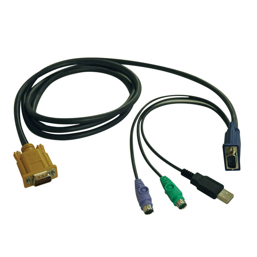 Tripp Lite by Eaton USB/PS2 Combo Cable for NetDirector KVM Switches B020-U08/U16 and KVM B022-U16 15 ft. (4.57 m)