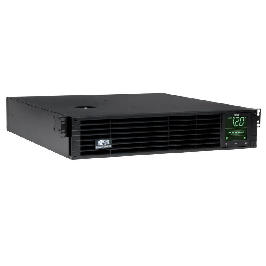 Tripp Lite by Eaton UPS TAA SmartPro 120V 2.2kVA 1.92kW Line-Interactive Sine Wave UPS 2U Extended Run Network Card Options LCD USB DB9