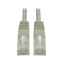 Eaton Tripp Lite Series Cat5e 350 MHz Molded (UTP) Ethernet Cable (RJ45 M/M), PoE - Gray, 1 ft. (0.31 m)