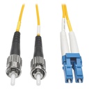 Tripp Lite by Eaton 5M Duplex Singlemode 9/125 Fiber Optic Patch Cable LC/ST 16' 16ft 5 Meter