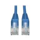 Tripp Lite by Eaton Cat5e 350 MHz Snagless Molded (UTP) Ethernet Cable (RJ45 M/M) PoE - Blue 7 ft. (2.13 m)