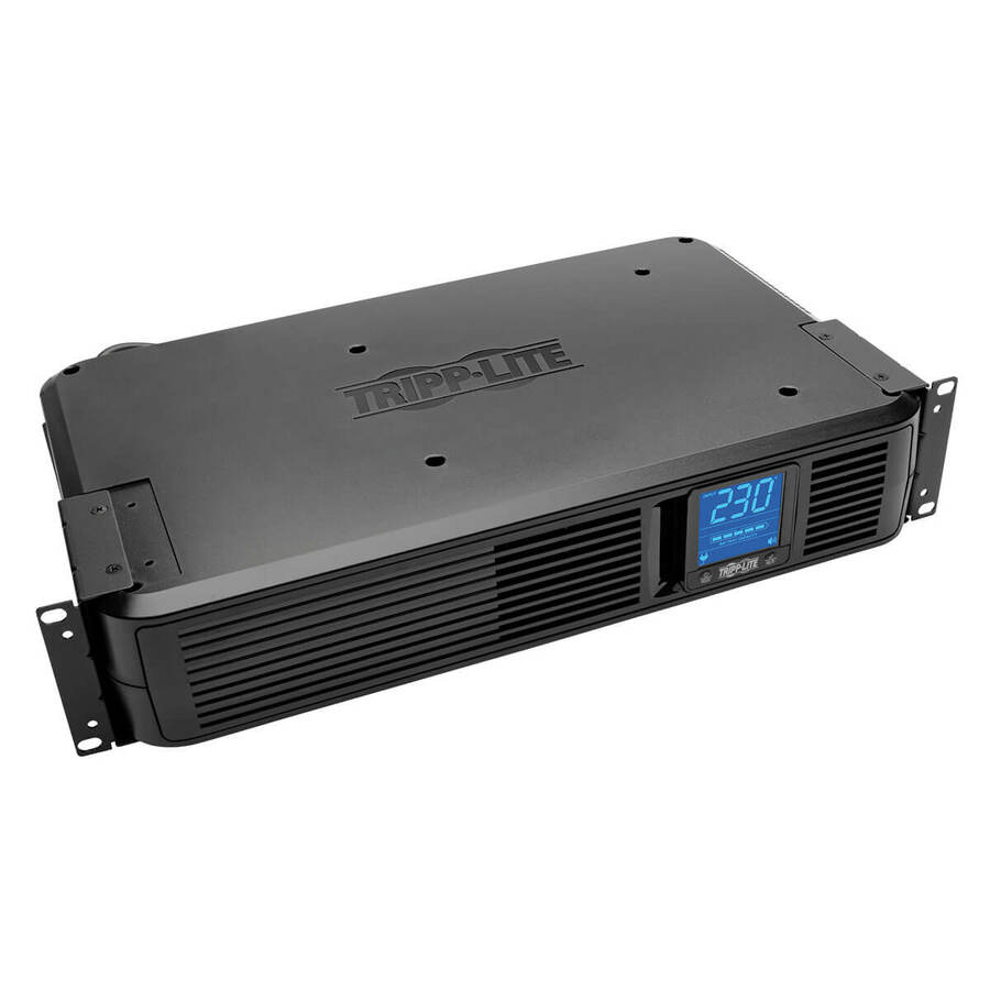 Eaton Tripp Lite Series 1500VA 900W Line-Interactive UPS - 8 C13 Outlets, AVR, 230V, 50/60 Hz, USB, DB9, LCD, 2U Rack/Tower