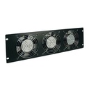 Tripp Lite by Eaton SmartRack 3U Fan Panel - 3-120V high-performance fans; 210 CFM; 5-15P plug