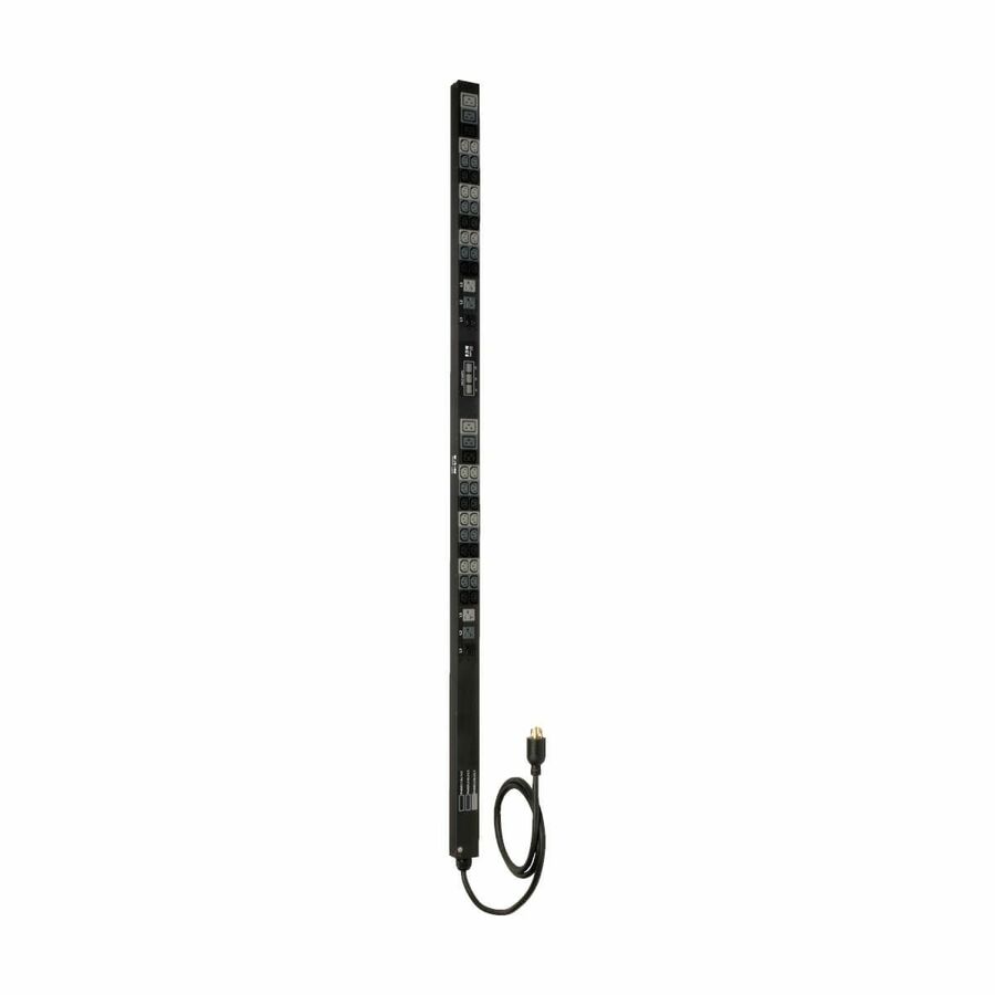 Tripp Lite by Eaton PDU 5.7kW 3-Phase Local Metered PDU 208/120V Outlets (36 C13 6 C19 6 5-15/20R) L21-20P 6 ft. (1.83 m) Cord 0U Vertical TAA
