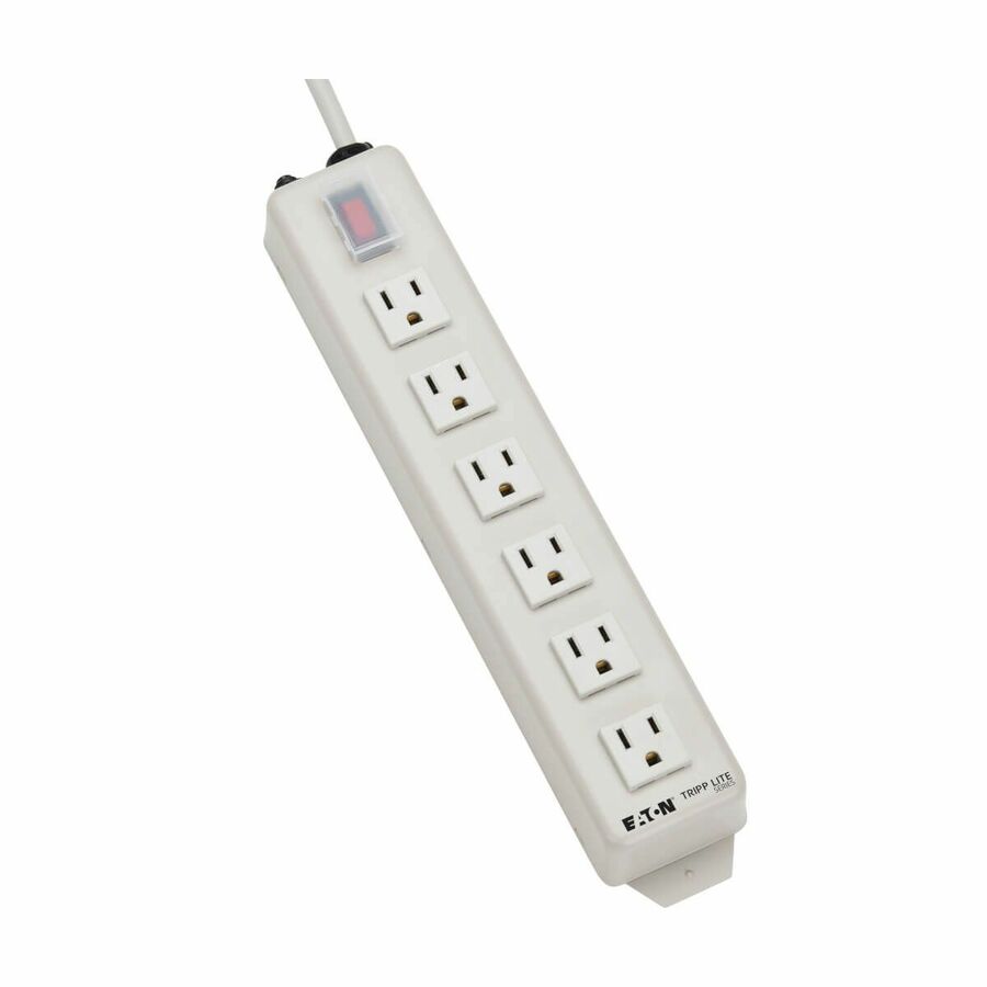 Eaton Tripp Lite Series Power It! 6-Outlet Power Strip, 6 ft. (1.83 m) Cord, Power Switch Cover