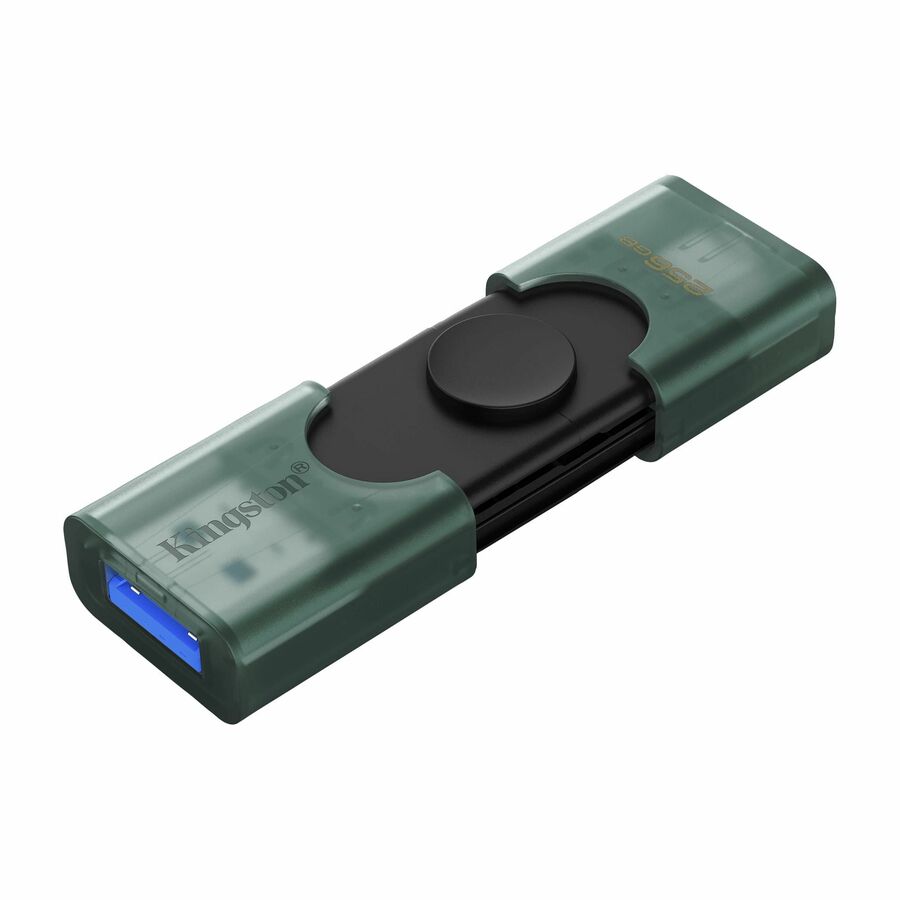 Kingston DataTraveler Duo 256GB (USB 3.2 (Gen 1) Type A + USB 3.2 (Gen 1) Type C) On-The-Go Flash Drive