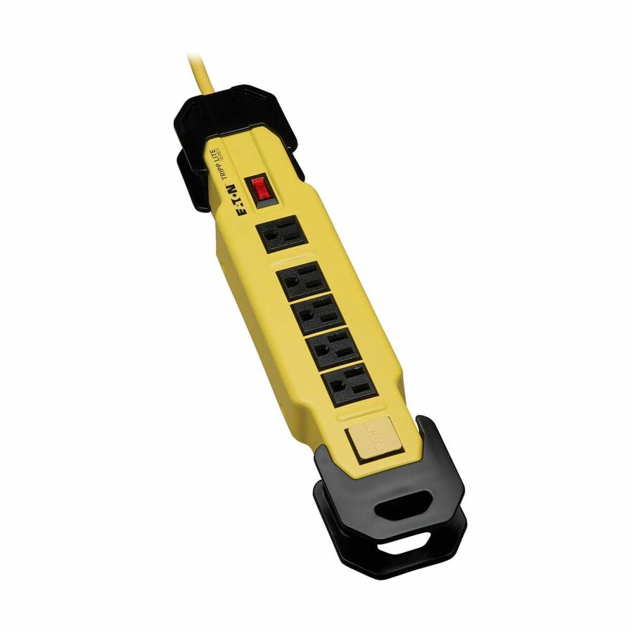 Tripp Lite by Eaton Power It! 6-Outlet Safety Power Strip 9 ft. (2.74 m) Cord & Clip Hang Holes Safety Covers GFCI Plug