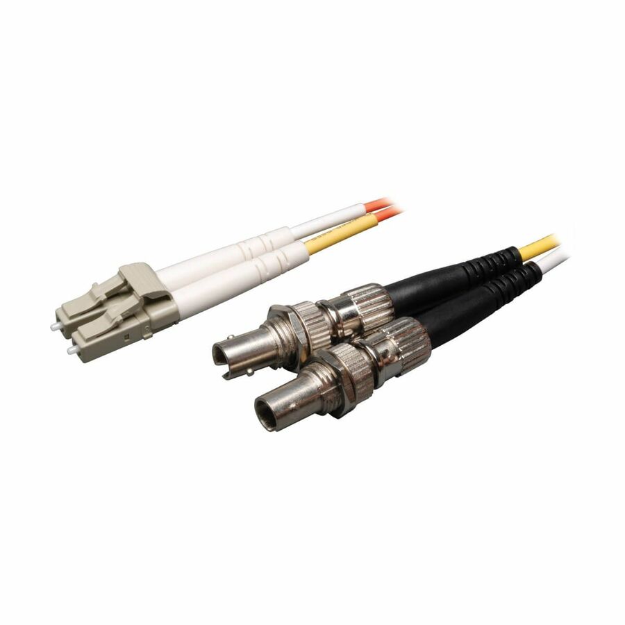 Tripp Lite by Eaton 0.3M Duplex Multimode Fiber Optic 50/125 Adapter LC/ST M/F 1ft 1' 0.3 Meter