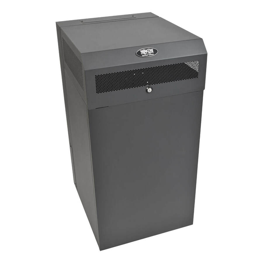 Tripp Lite by Eaton SmartRack 16U Low-Profile Vertical-Mount Wall-Mount Half-Height Server Rack Enclosure